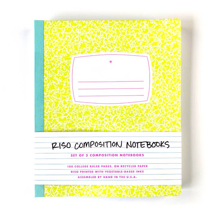 Next Chapter Studio - Wholesale Notebook - Riso Composition Notebooks