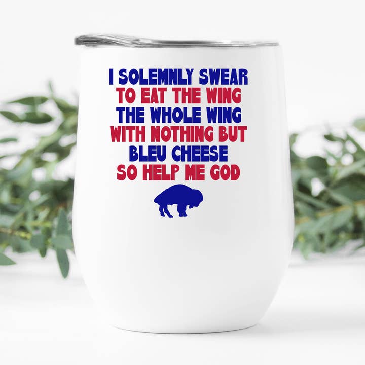 Eat The Wing Wine Tumbler for wholesale by Into The Desert