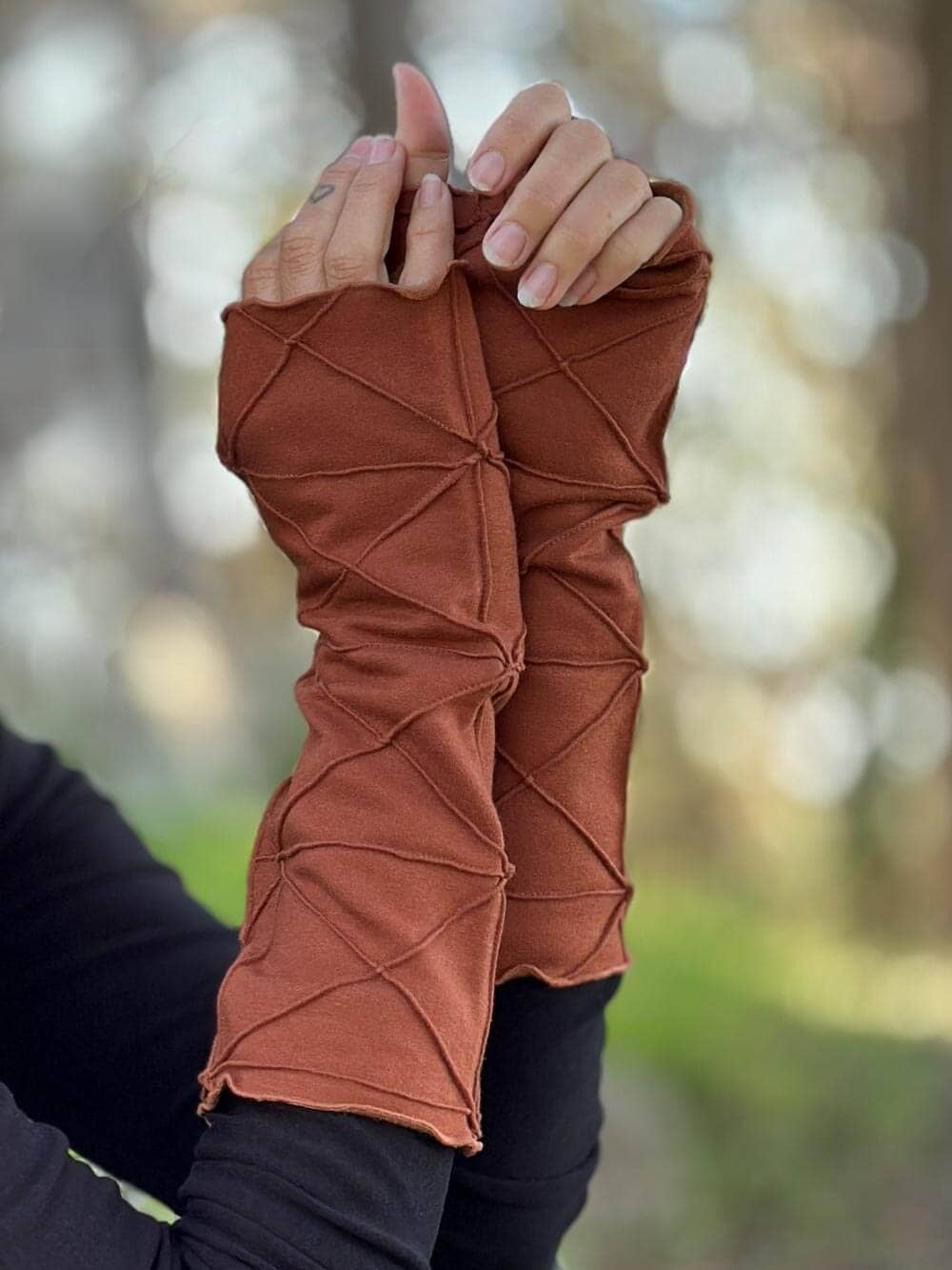 CARAUCCI - Wholesale Gloves - Women's - Bamboo Fleece Texture Fingerless Gloves4