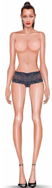 House of Desire – Engroshandel Undertøj - Dame – CAITLIN BLOMSTRET BLONDE CHEEKY68