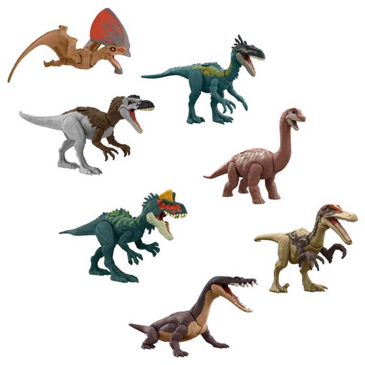 Everyday Supply Co - Wholesale Toy Set - Kids - JURASSIC PARK - Jurassic Park Dinosaurs Toy Multicolored
