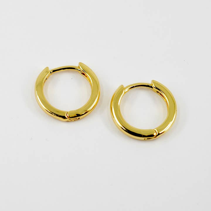 Copper Bee - Wholesale Huggie Earrings - Gold Plated Huggie Earrings1