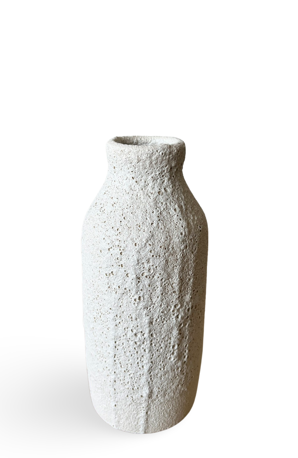 Gina DeSantis Ceramics – wholesale Vas – Likvidationsförsäljning: Vit Krater Vas Kollektion0