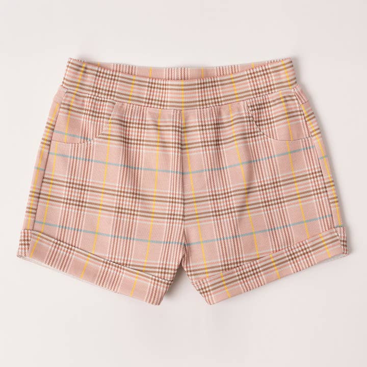 Pantaloncini a quadri lavorati a maglia per la vendita all'ingrosso da parte di Kidpik