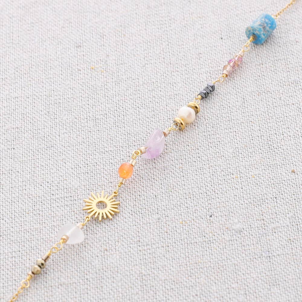 Sonata – Großhandel Perlenkette – Piedras Soles Halskette aus Stahl2