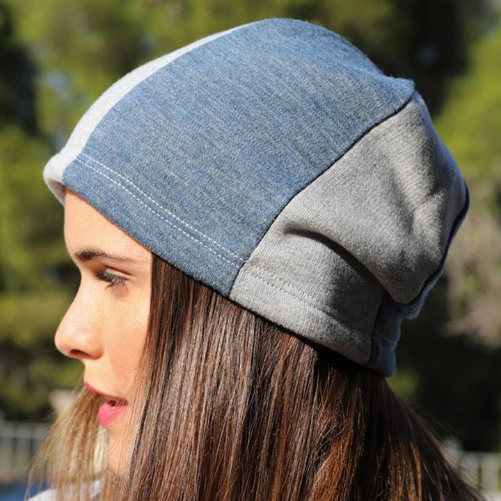 233 mössa mössor tillverkade av 12 paneler av tyg för wholesale av Purple Sardine