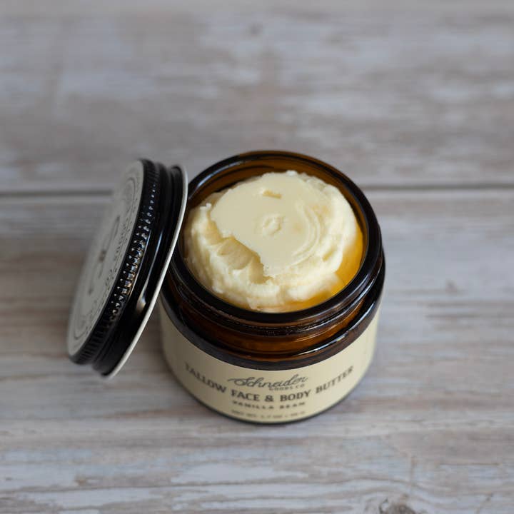 Schneider Goods Co - Wholesale Body Balm/Butter - Vanilla Bean Tallow Face & Body Butter3