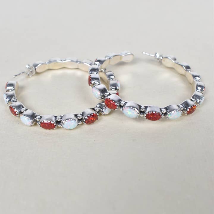 Krush Kandy – Brincos de argola por atacado – Brincos de argola em prata esterlina Tiffany3