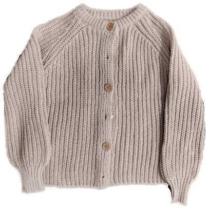 Rosa Clothing - Wholesale Cardigan - Women's - chunky crewneck knit Cardigan23