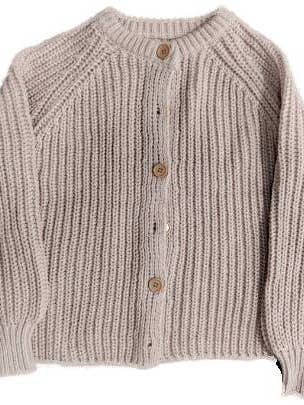 Rosa Clothing - Wholesale Cardigan - Women's - chunky crewneck knit Cardigan23
