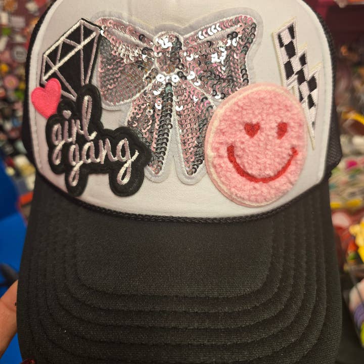 Patchwrx Customs Hat Bar - Wholesale Trucker Hat - Women's - Girl Gang Trucker Hat