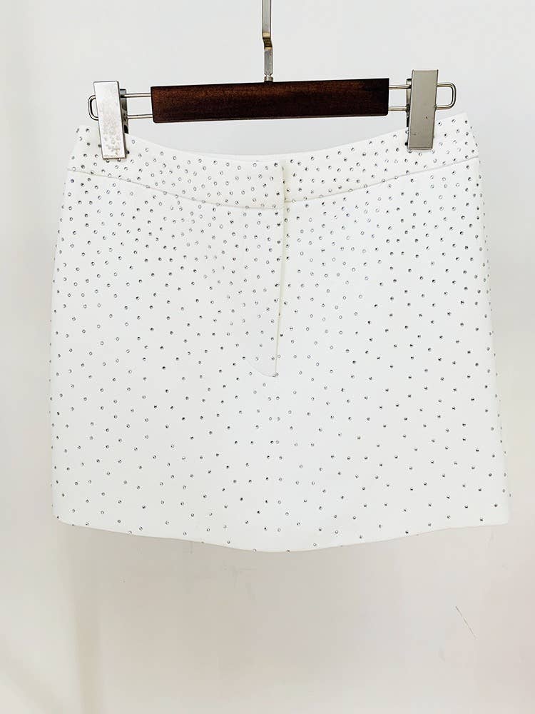 Productseeker – wholesale Suit set – Women′s – SET104 Elegant Diamond Blazer & Skirt Suit17