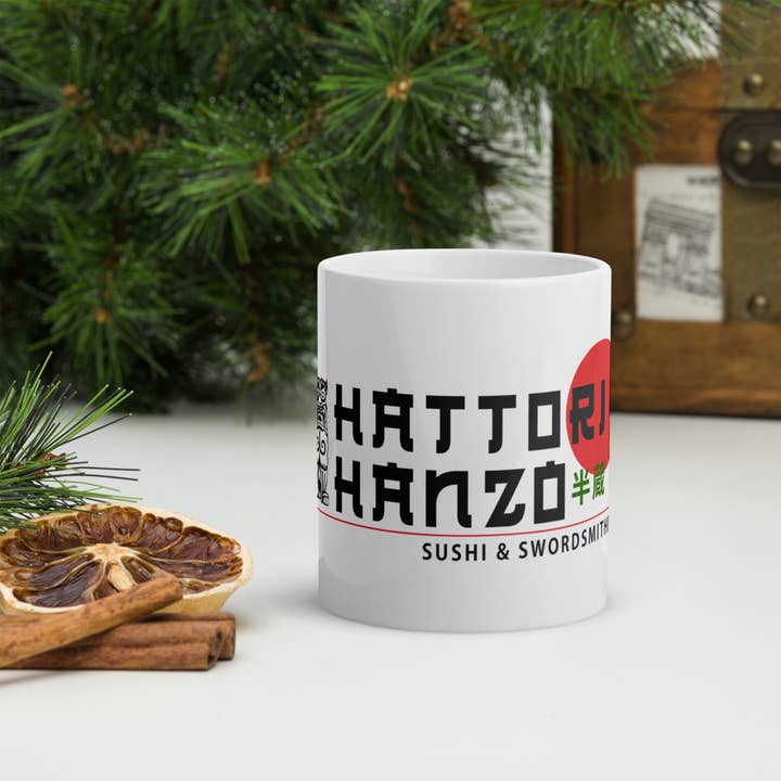 Art-O-Rama Shop - Wholesale Coffee Mug - Hattori Hanzo, Sushi and Swordsmithing from Kill Bill Mug3