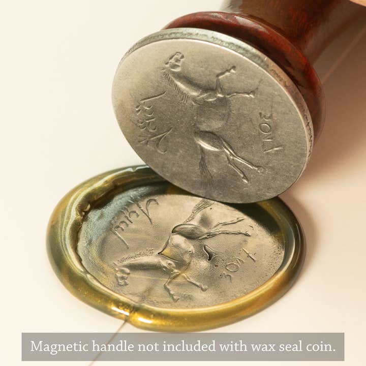 ROHAN™ Shadowfax Horse Wax Seal Coin for wholesale by Shire Post Mint