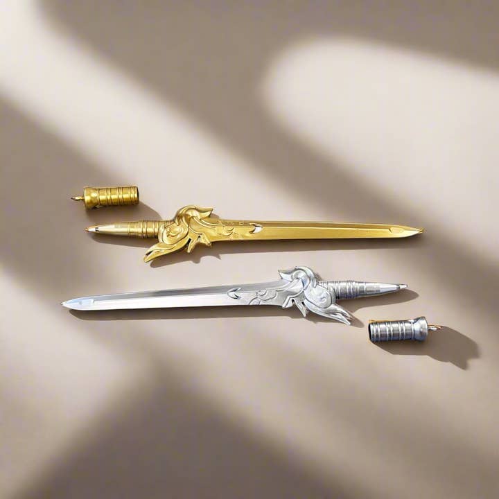 Soothi | Containers Of Creativity - Wholesale Pen - Sword Shaped Novelty Pen - Fun and Displayable Writing Pen1