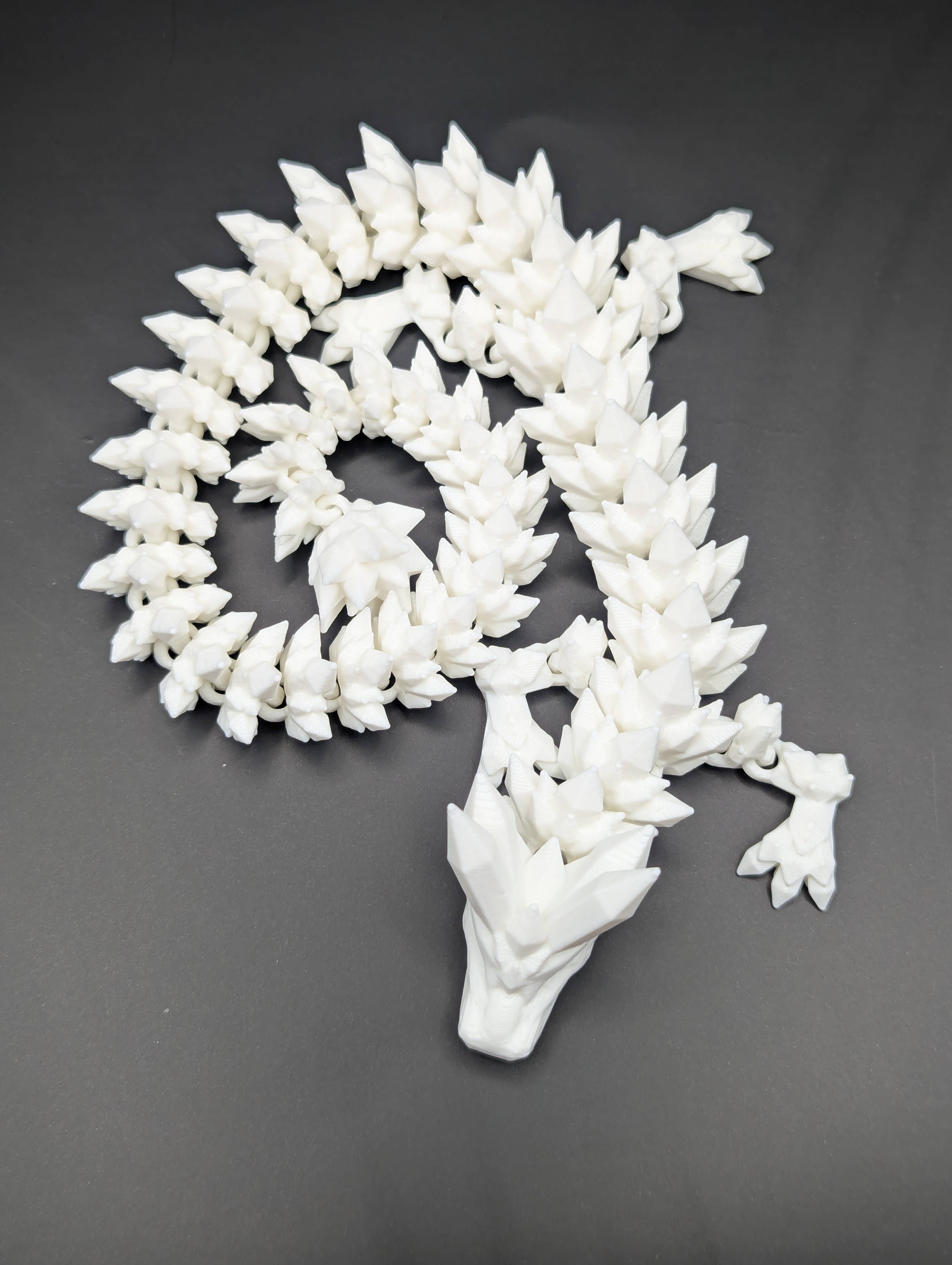 The Midnight Oil - Wholesale Fidget Toy - Kids - 3D Articulated Crystal Dragon (14")2