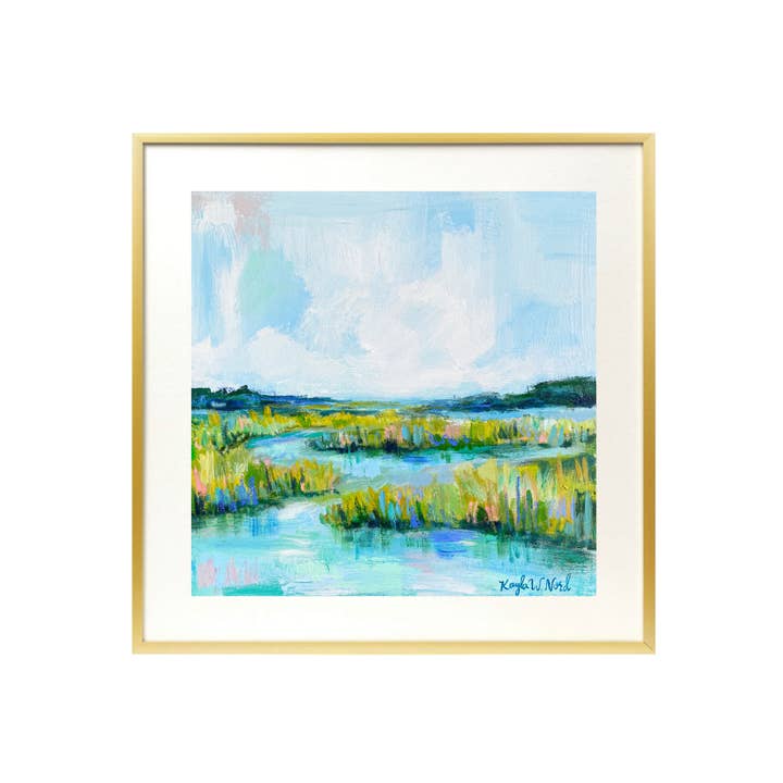 « Marsh 1 » (IMPRESSION) pour la vente par Kayla Weber Art