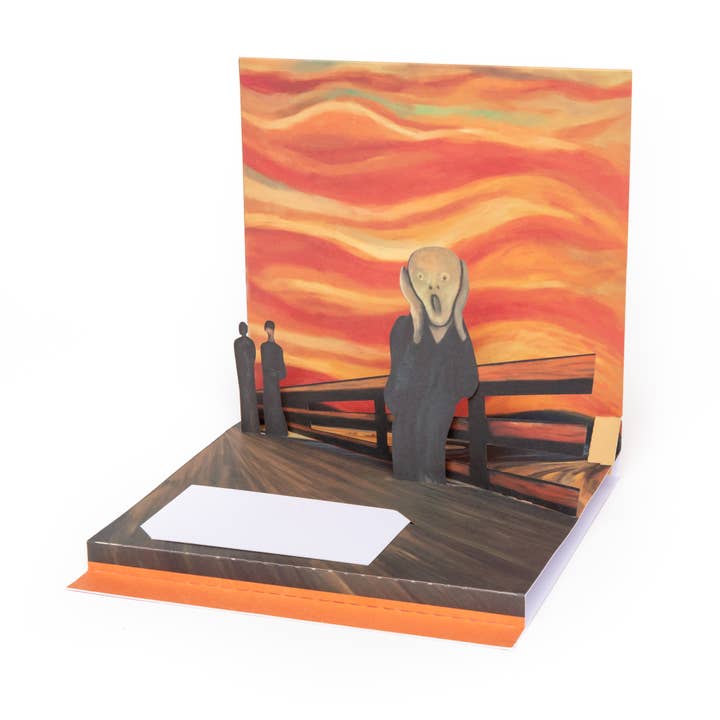 Today is Art Day – wholesale Everyday greeting card – Scream - Munch - Pop-Up Card