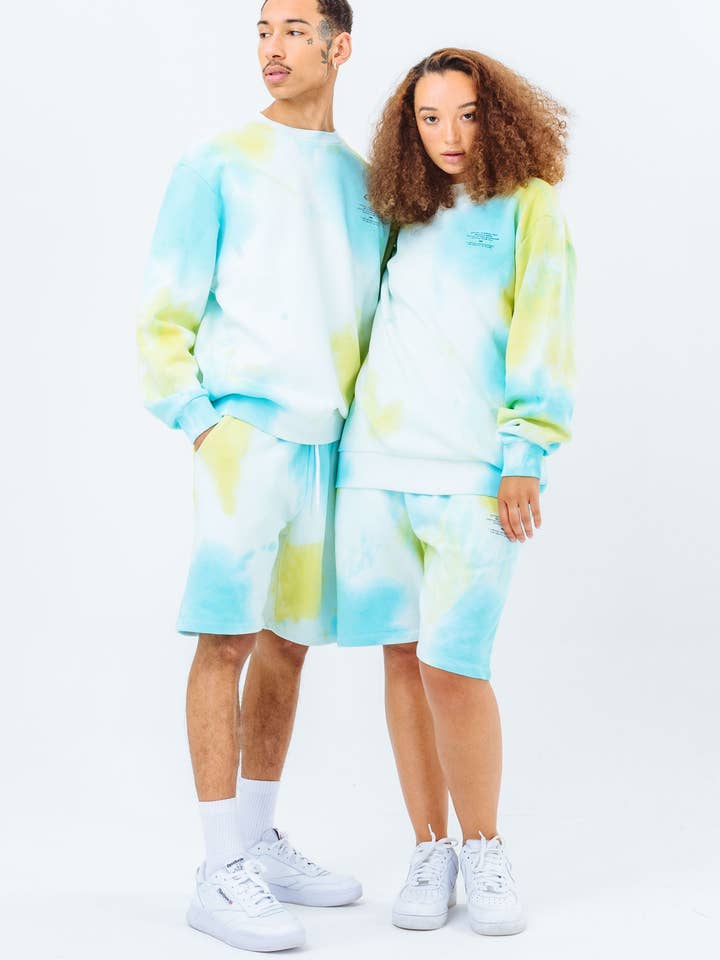 SHORT EN JERSEY IMPRIMÉ JAUNE CONTINU8 pour la vente par Continu8