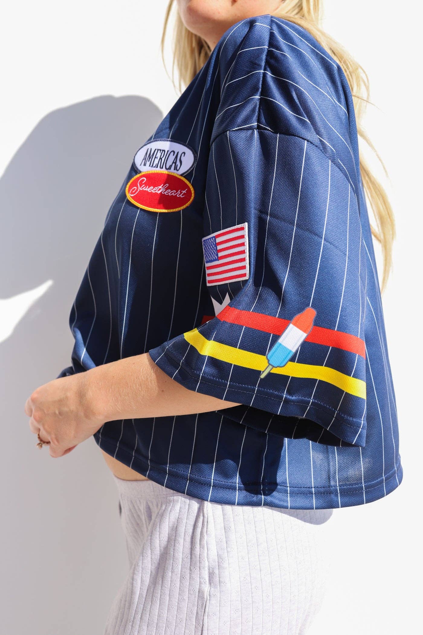 KAXI - Wholesale T-Shirt - Women's - AMERICA'S SWEETHEART JERSEY (2 COLORS)2