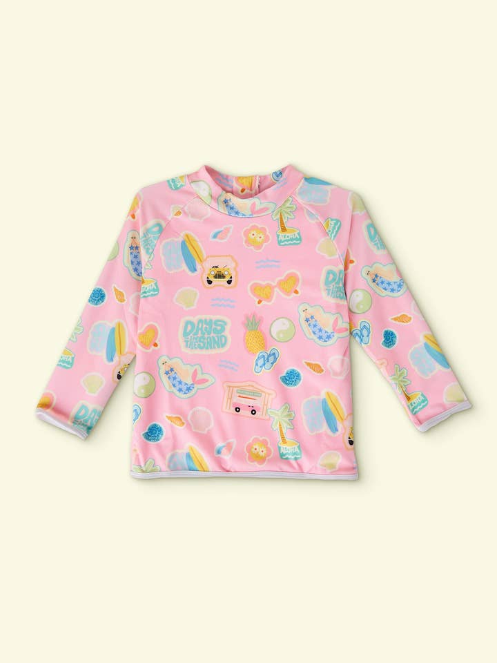 Rib Rashie - Rosa per la vendita all'ingrosso da parte di Days in the Sand