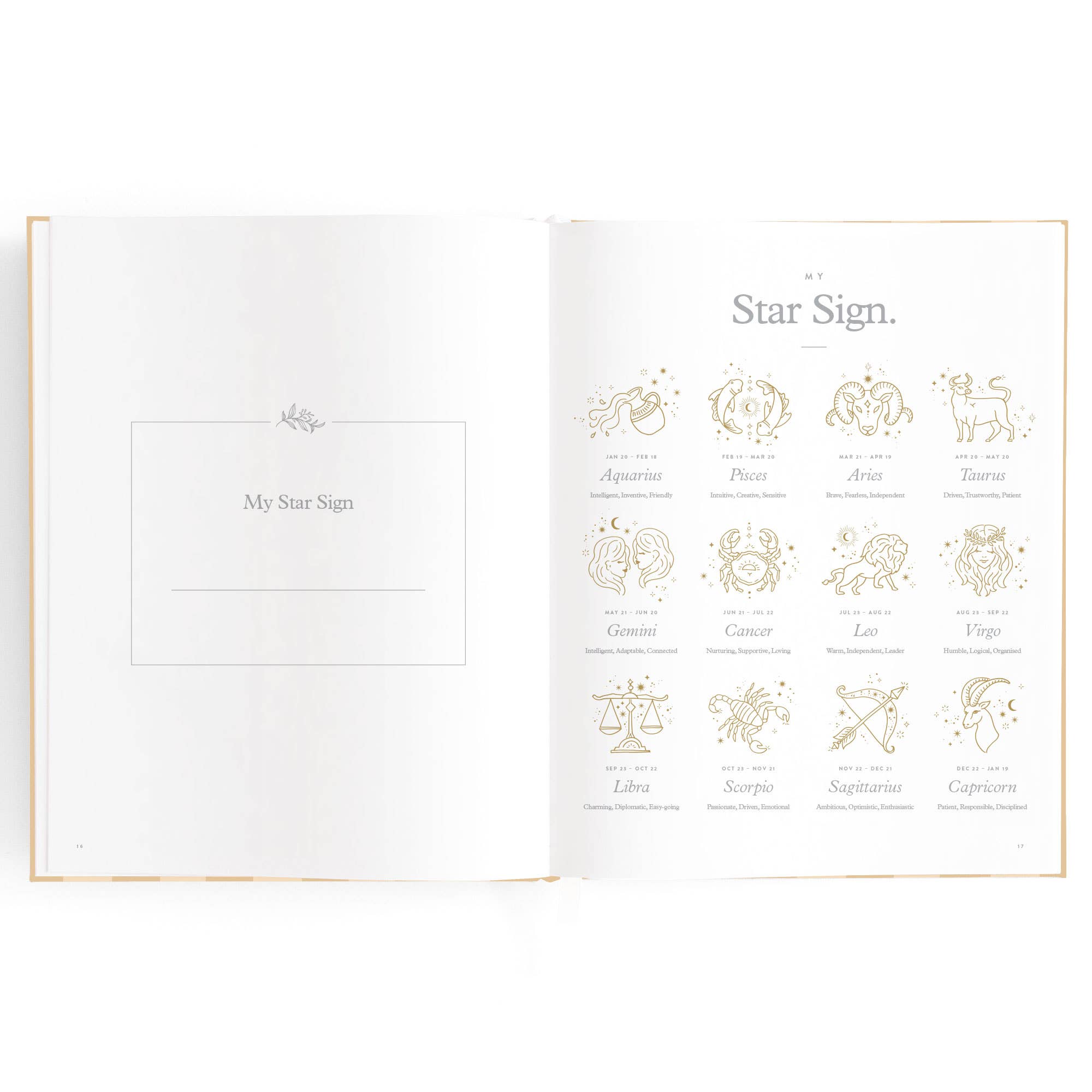 Fox & Fallow - Wholesale Memory book – Child & baby - Baby Book Coffee Stripe22