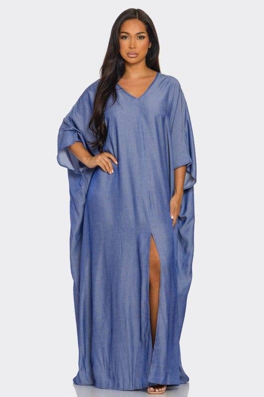 J2 FASHION - Wholesale Kaftan - Women's - Flowy Maxi Kaftan Dress0