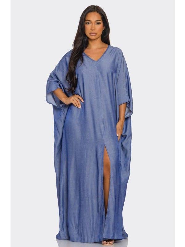 J2 FASHION - Wholesale Kaftan - Women's - Flowy Maxi Kaftan Dress