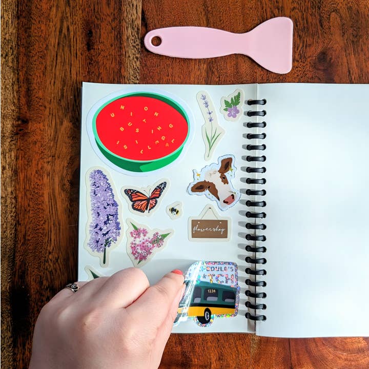 NMC Design Studio - Wholesale Sticker - Composition Sticker Book - Reusable Sticker Storage1