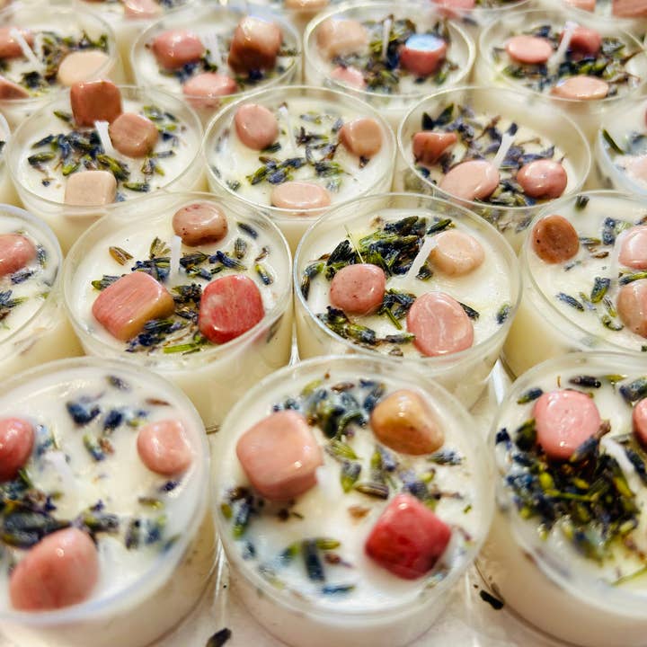 Bohemian House - Wholesale Tea Light Candles - Grief Ritual Tealight Candle Set/4 3