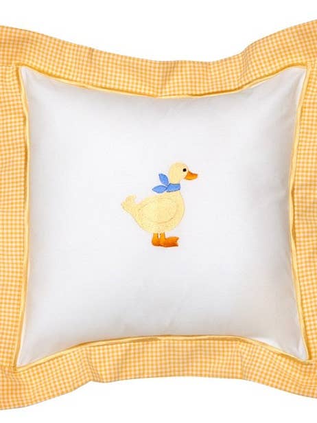Baby kussensloop, Eend (Geel) voor wholesale door Jacaranda Living