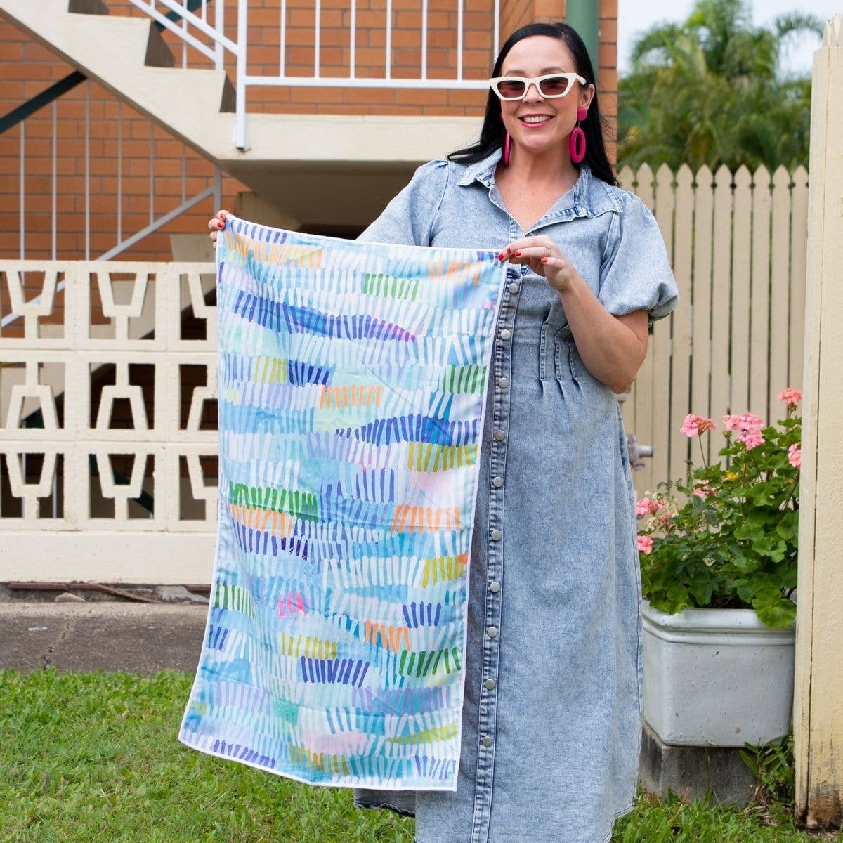 Ruby Olive Pty Ltd - Wholesale Beach Towel - Out Of The Blue Small Towel1