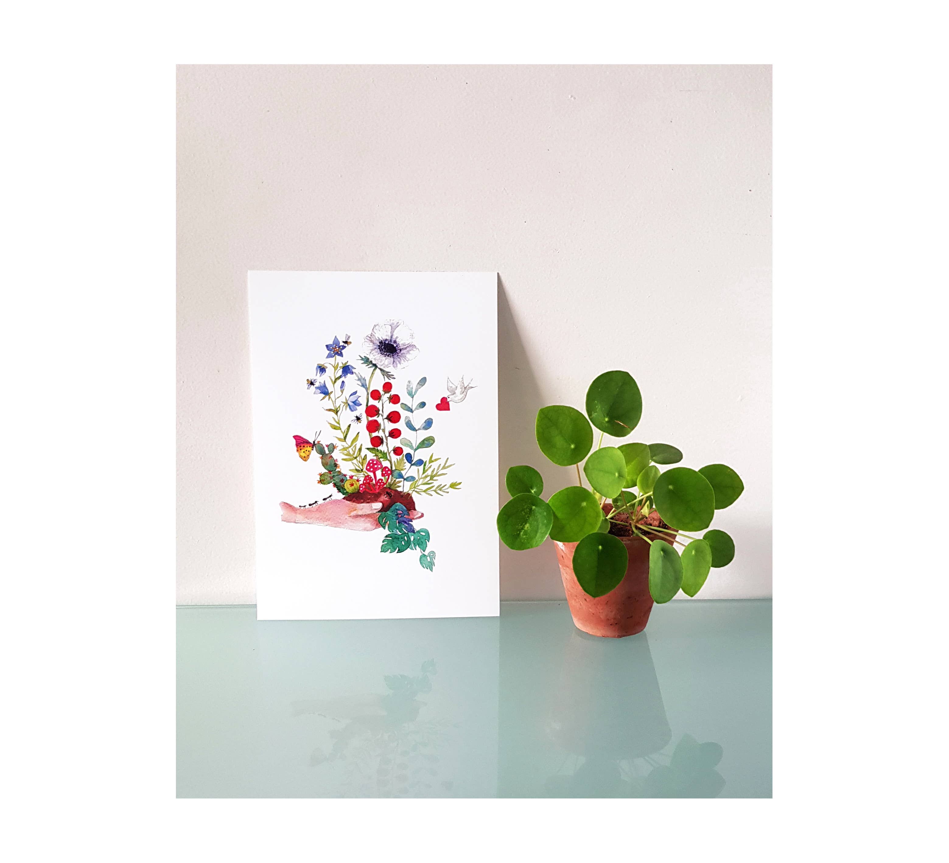 Thévy Guex - Wholesale Poster - Botanical and Nature Watercolor Earth Day Poster