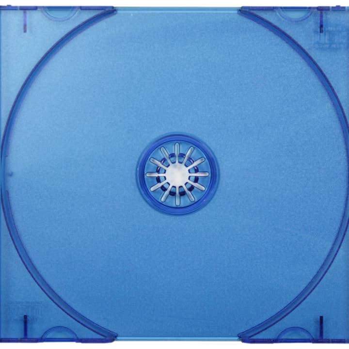 CD Tray - Single Disc - Frosted Blue for wholesale by Square Deal Recordings & Supplies