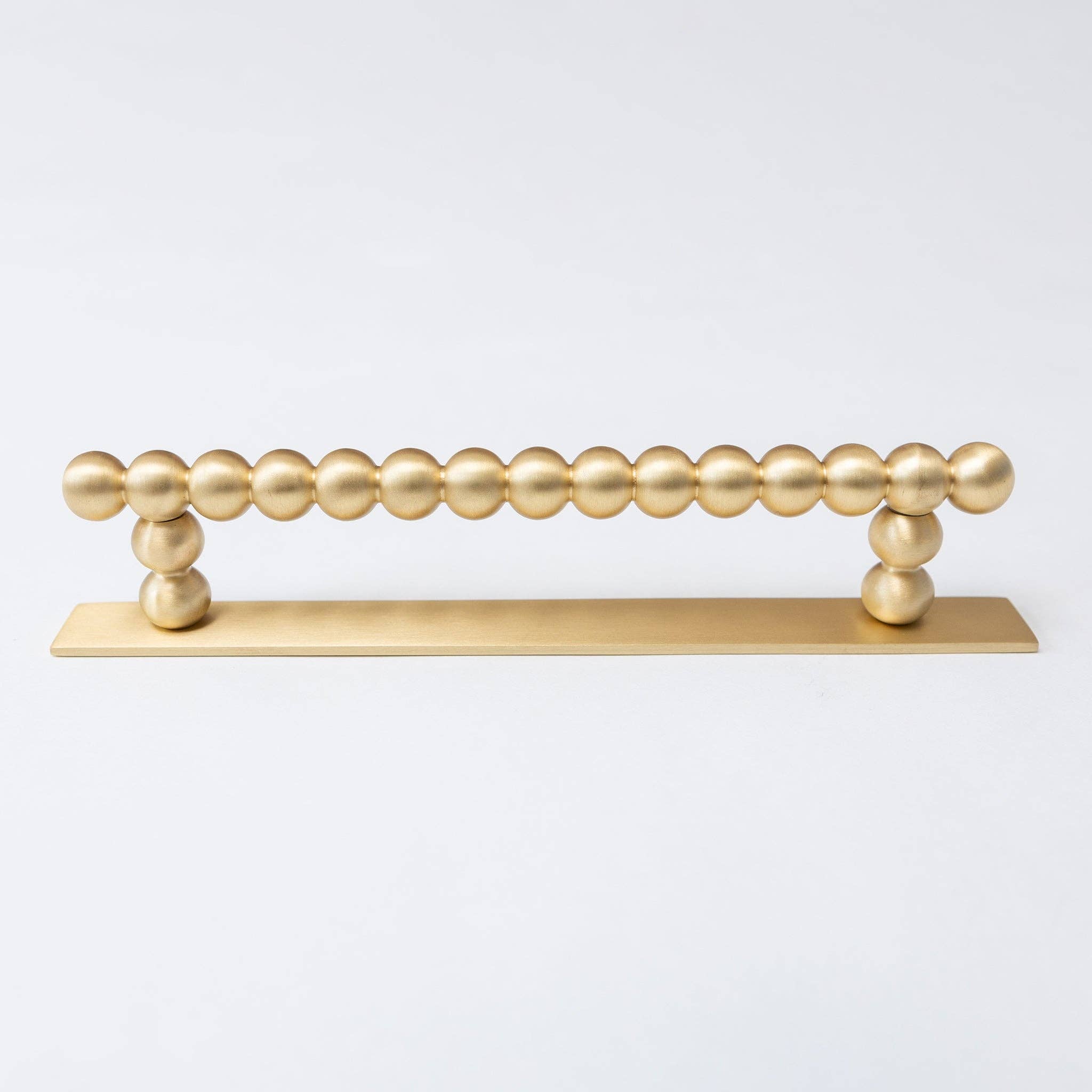 Brass bee – wholesale Knob/pull – Solid Brass Beaded Cabinet Pull Handles & Knobs - Satin Brass Finish8