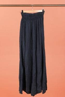 la maison des fibres naturelles - Wholesale Pants - Women's - Flared linen trousers 66031 100%LINEN10