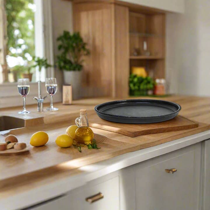 Bati Goods - Wholesale Serving Tray - Mesero | 16" Round Serving Tray