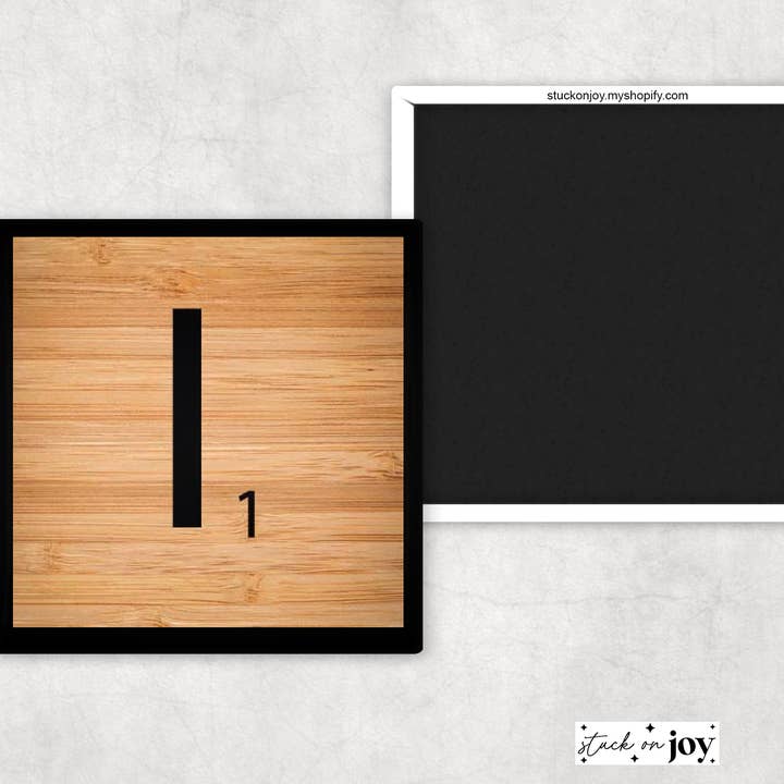 Stuck On Joy - Wholesale Magnet - SCRABBLE TILES, SET OF (98) 2x2" MAGNETS, refrigerator art, family names, menu, sign, personalize, home, letter blocks, add on custom photos10