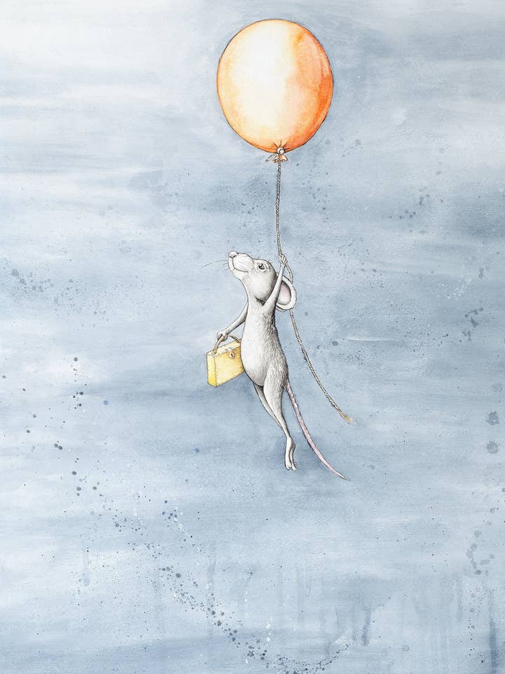 Float On, Giclee Of An Original Mixed Media Watercolor for wholesale by Katie Crawford Art