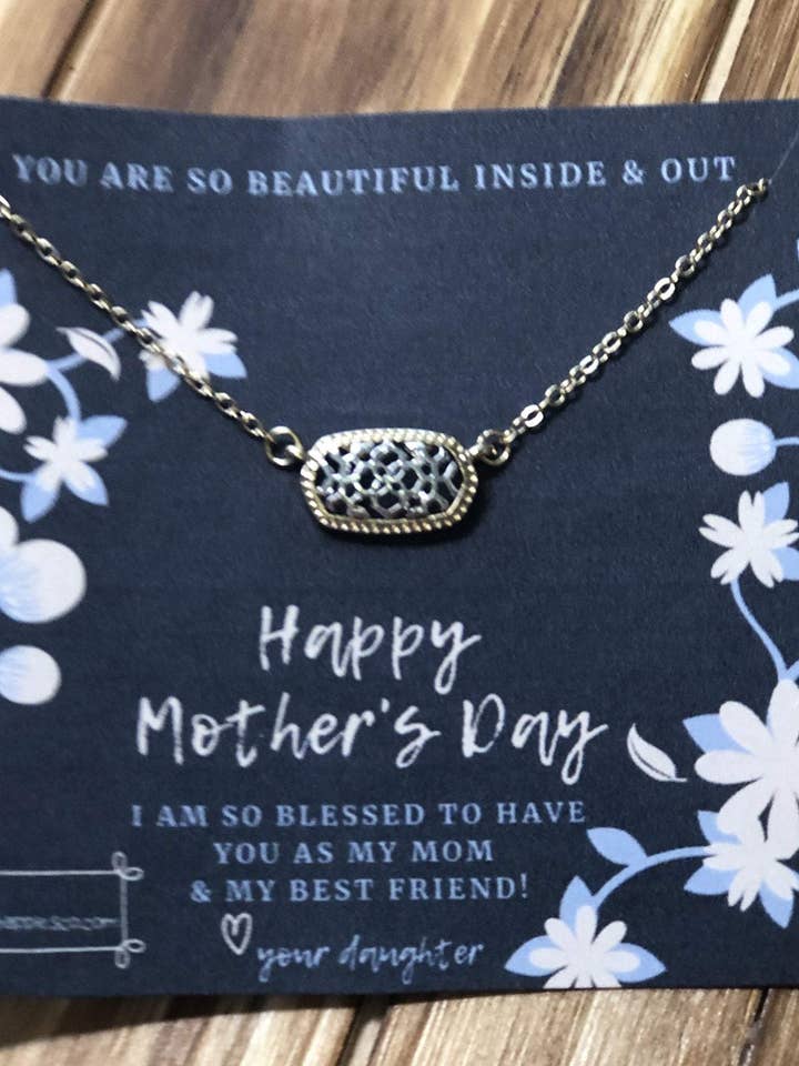 Happy Mother's Day Necklace for wholesale by Little Happies Co