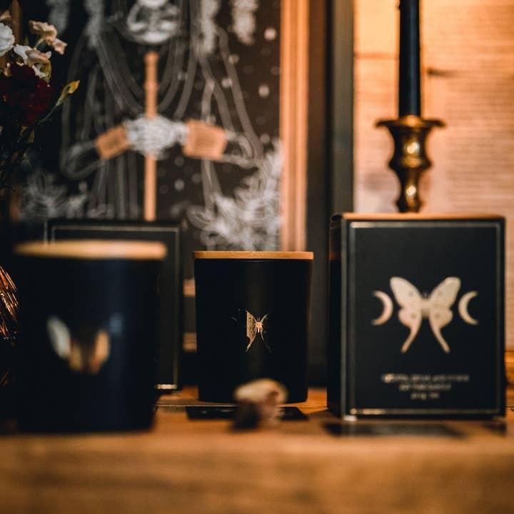 13th Press - Wholesale Jar/Filled Candle - Soy-Wax Candle - "La Lune"6