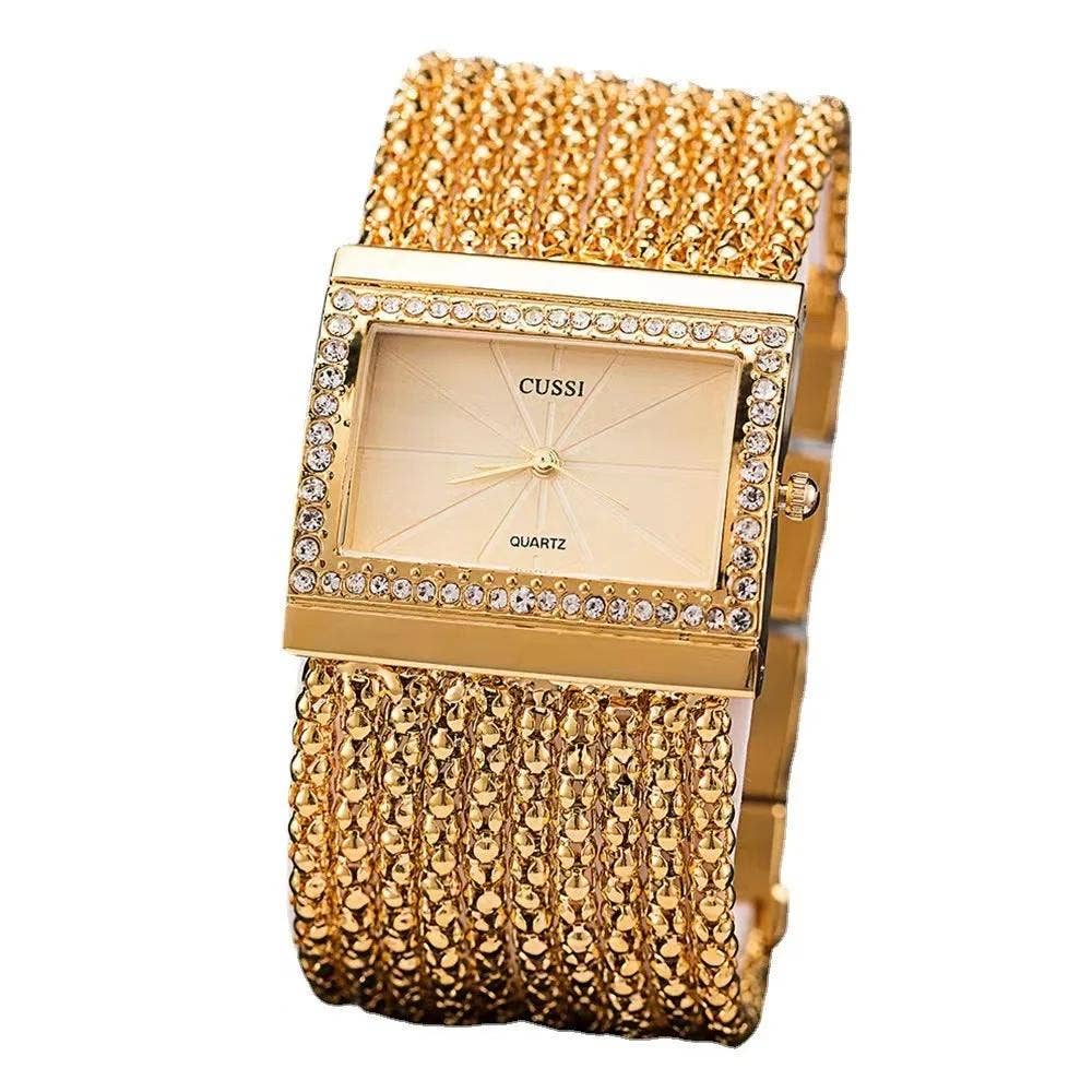 WoodWristCo - Wholesale Wrist Watch - Women's - Women's High-Quality Square Large Dial Watch3