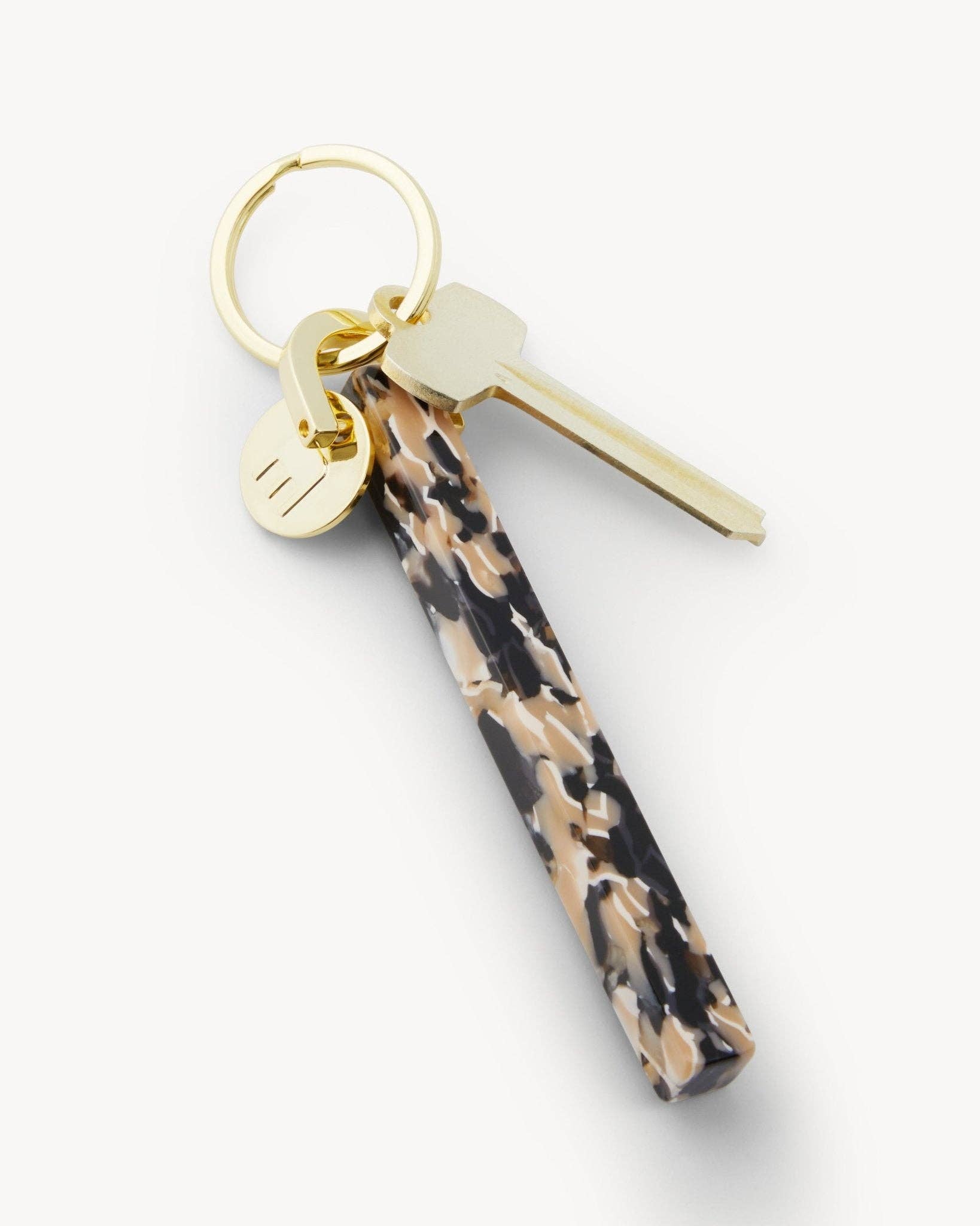 MACHETE - Wholesale Keychain - Unisex - Bar Keychain in Abalone - Gold2