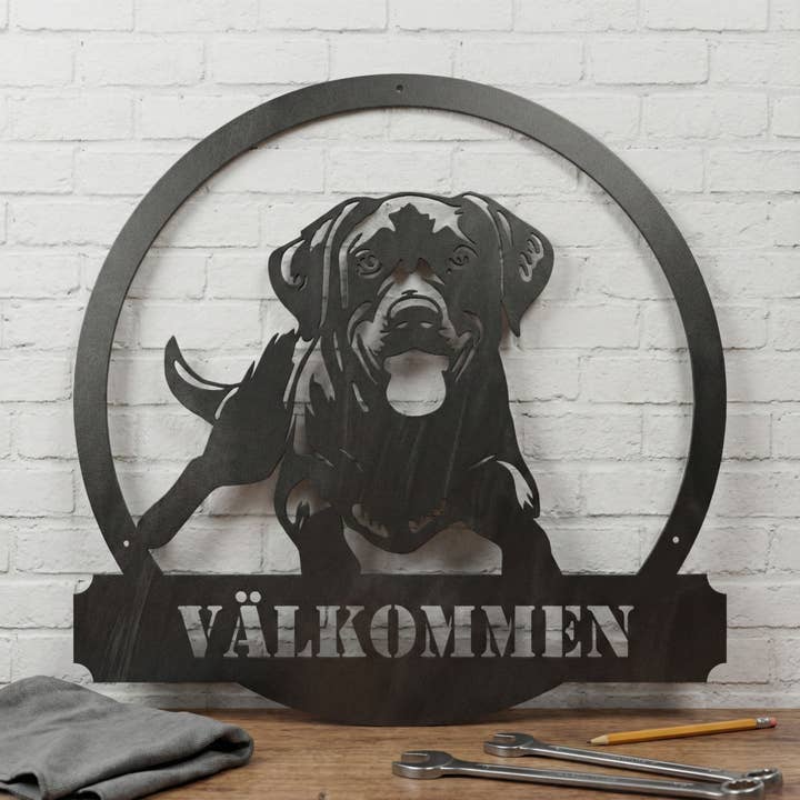 Labrador Retriever Metal Sign for wholesale by Teraskyltit.fi