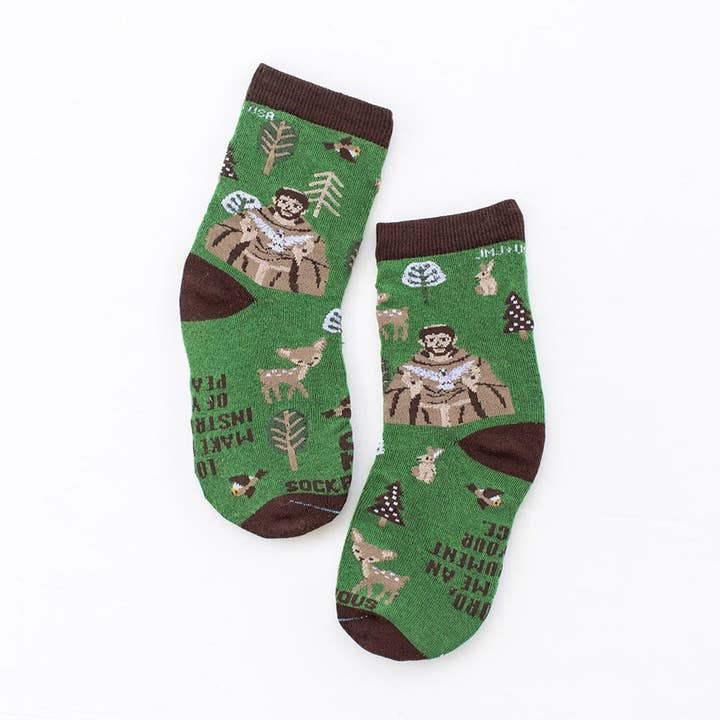 Sock Religious - Wholesale Socks - Kids - St. Francis of Assisi Kids Socks0