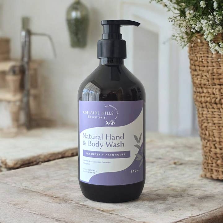 Hand & Body Lotion - Lavender & Patchouli for wholesale by Adelaide Hills Essentials