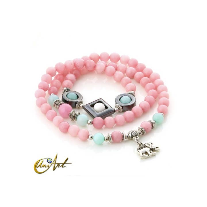 UniArt - Wholesale Beaded Bracelet - Multi-Turn Bracelet - Elephant4