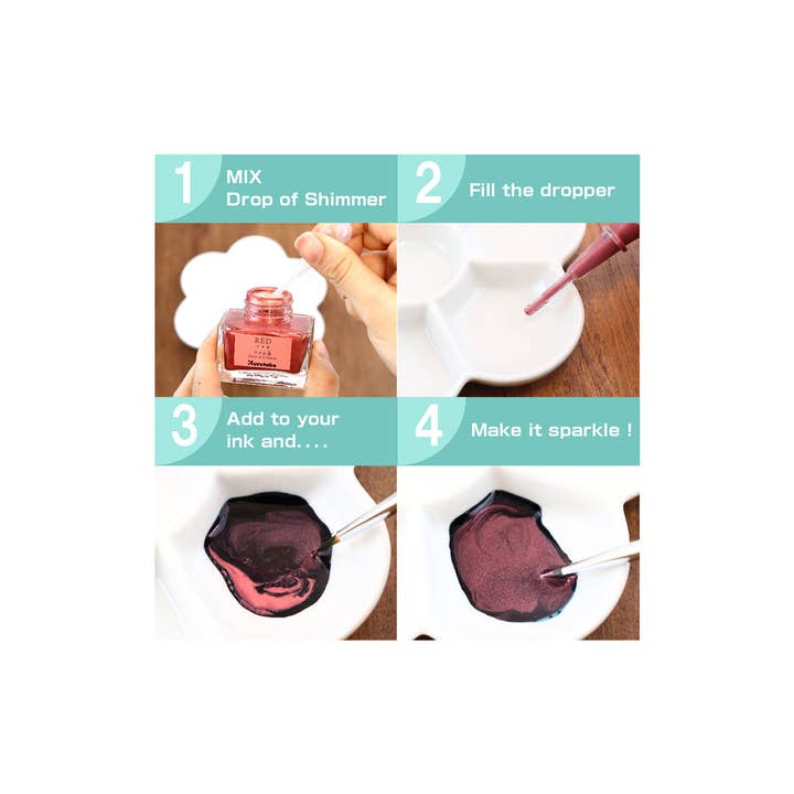 Chartpak, Inc. - Wholesale Ink Pad - Kuretake® Drop Of Shimmer Ink2