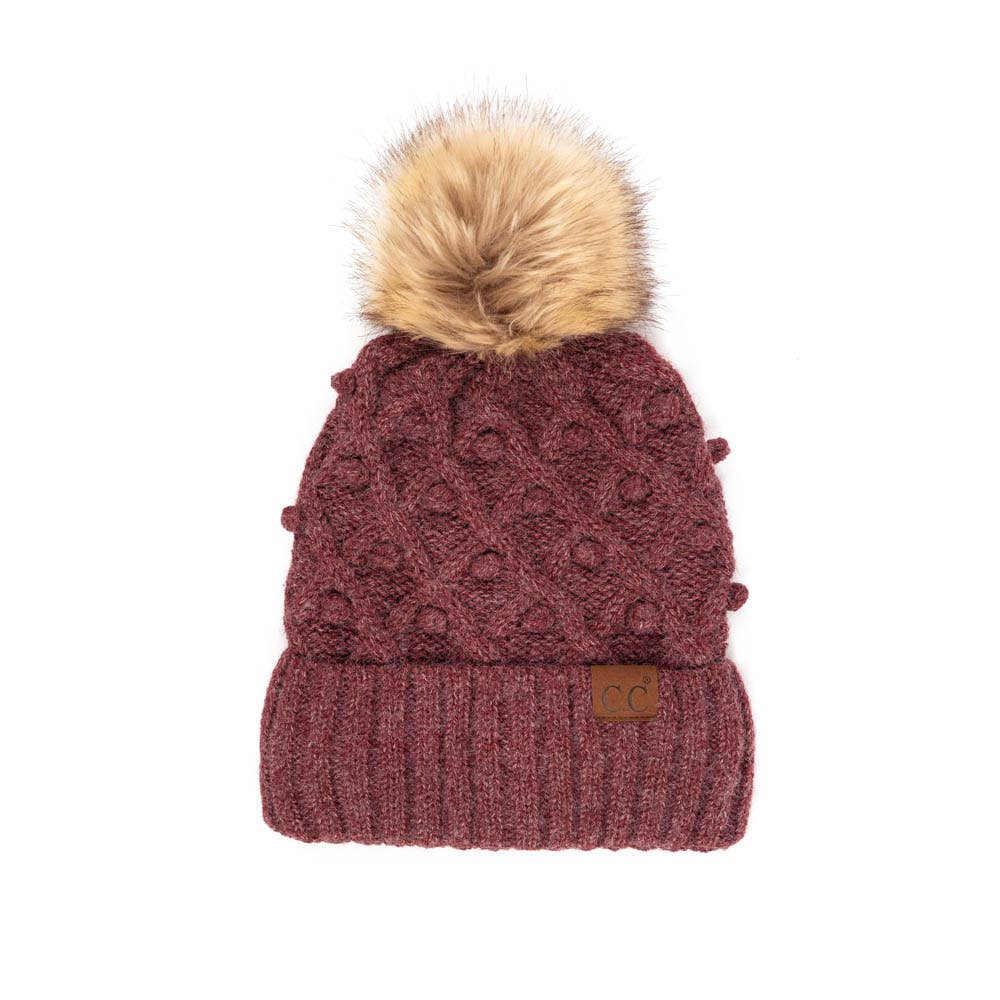 Hana – Engroshandel Beanie - Dame – C.C Bobble Beanie Hat15