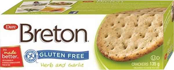 Hudson Meat Company - Wholesale Crackers - CRACKER BRETON HRB GAR/FLX GF    -    BRETON0